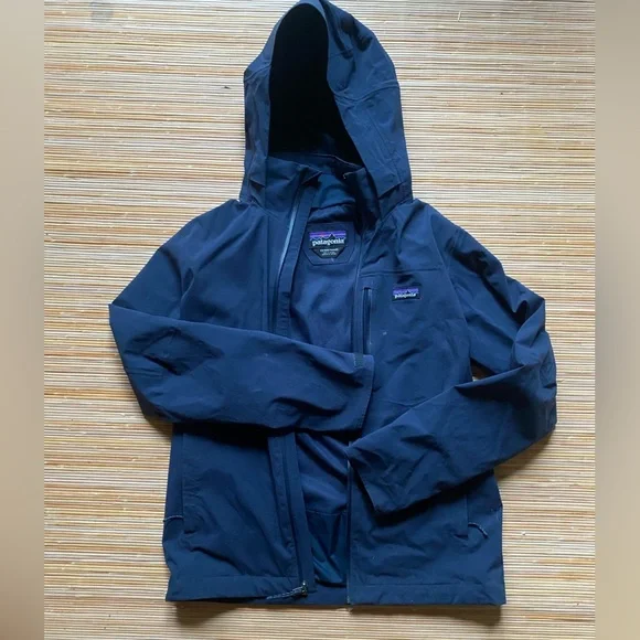 Patagonia Quandary Hooded Rain Jacket Men's Navy XS